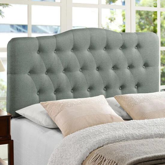 Brand new π The Gray Barn Burr Hollow Full Fabric Headboard Grey π€© 7 Brand new π The Gray Barn Burr Hollow Full Fabric Headboard Grey π€© - Image 5