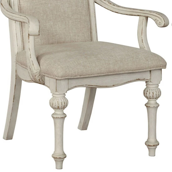 Budget β€οΈ The Gray Barn Caelum Farmhouse Antique White Arm Chairs (Set Of 2) π 5 Budget β€οΈ The Gray Barn Caelum Farmhouse Antique White Arm Chairs (Set Of 2) π - Image 3