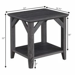 Buy 😉 The Gray Barn West End Table With Shelf Black 👏 -The Gray Barn Shop unnamed file 3787