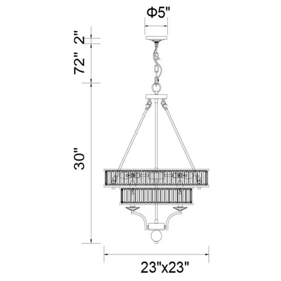 Deals βοΈ The Gray Barn Zephyr Parcel 8-light Crystal Chandelier With Chrome Finish 𧨠4 Deals βοΈ The Gray Barn Zephyr Parcel 8-light Crystal Chandelier With Chrome Finish 𧨠- Image 2