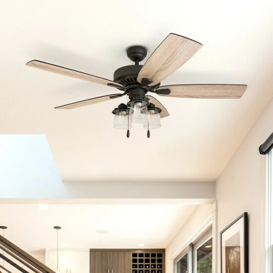 Hot Sale π The Gray Barn Chequers 52-inch Coastal Indoor LED Ceiling Fan With Pull Chains 5 Reversible Blades - 52 𧨠4 Hot Sale π The Gray Barn Chequers 52-inch Coastal Indoor LED Ceiling Fan With Pull Chains 5 Reversible Blades - 52 𧨠- Image 2