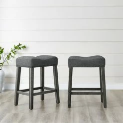 New π The Gray Barn Barish Backless Saddle Seat Counter Stools (Set Of 2) Grey π 16 New π The Gray Barn Barish Backless Saddle Seat Counter Stools (Set Of 2) Grey π -The Gray Barn Shop unnamed file 38