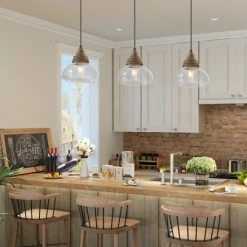 Budget ❤️ The Gray Barn Modern Farmhouse 1-Light Wood Pendant Lights With Pumpkin Glass Shade - 7.5'' L X 7.5'' W X 7.5'' H 🎉 -The Gray Barn Shop unnamed file 3814