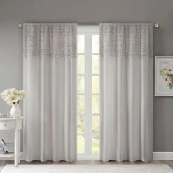 New ✨ The Gray Barn Ferdinand Horizontal Ruffle Flippable Curtain Panel Pink 👍 -The Gray Barn Shop unnamed file 3911