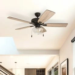 Flash Sale ✨ The Gray Barn Belvoir 52-inch Coastal Indoor LED Ceiling Fan With Pull Chains 5 Reversible Blades - 52 ⭐ -The Gray Barn Shop unnamed file 3935