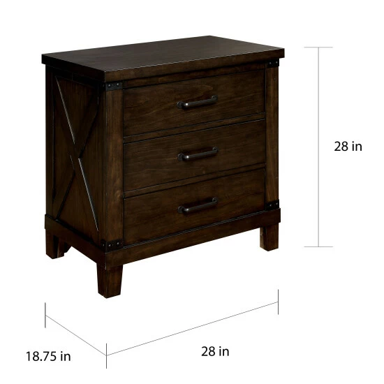 Coupon π€© The Gray Barn Epona Rustic Dark Walnut 3-drawer Nightstand π 10 Coupon π€© The Gray Barn Epona Rustic Dark Walnut 3-drawer Nightstand π - Image 8