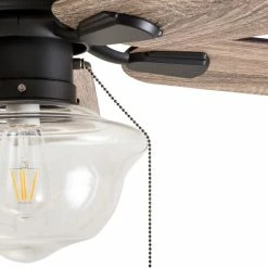 Budget 🎉 The Gray Barn East Cowes 52-inch Coastal Indoor LED Ceiling Fan With Pull Chains 5 Reversible Blades - 52 ⭐ -The Gray Barn Shop unnamed file 4000