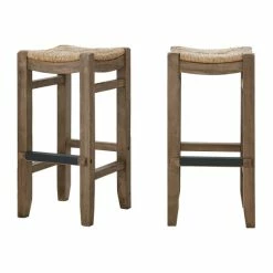 Discount ❤️ The Gray Barn Enchanted Acre 30-inch Wood Bar Stools With Rush Seats (Set Of 2) 🛒 -The Gray Barn Shop unnamed file 4003