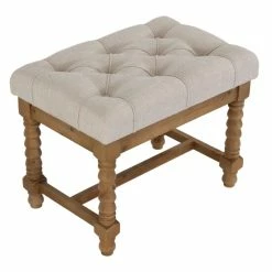 Outlet 😍 The Gray Barn Laurels Wooden Ottoman ⌛ -The Gray Barn Shop unnamed file 4016