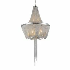 Wholesale 🛒 The Gray Barn Aslan Country 6-light Modern Chandelier With Chrome Finish ✨