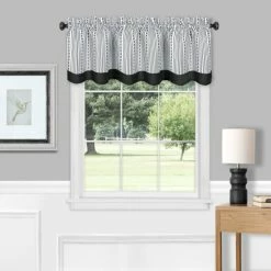 Flash Sale ✨ The Gray Barn Amber Sweet Window Curtain Valance - 58x14 Black/white ✔️ -The Gray Barn Shop unnamed file 4027