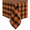 Discount 🛒 The Gray Barn Bunyan Fall Buffalo Check Tablecloth Black/orange 🎉