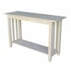 Discount ✔️ The Gray Barn Moonshine Unfinished Mission Console Table 😀 -The Gray Barn Shop unnamed file 4044