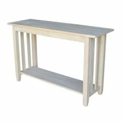 Discount ✔️ The Gray Barn Moonshine Unfinished Mission Console Table 😀