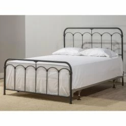 Best Sale 🔔 The Gray Barn Charley Metal Bed, Black Sparkle Black Speckle ⭐ -The Gray Barn Shop unnamed file 4091