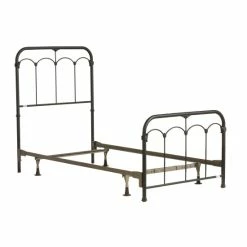 Best Sale 🔔 The Gray Barn Charley Metal Bed, Black Sparkle Black Speckle ⭐ -The Gray Barn Shop unnamed file 4094