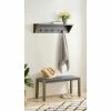 New 🔥 The Gray Barn Enchanted Acre 40-inch 🧥 Coat Hook With Shelf And Faux Concrete Bench Set 🛒
