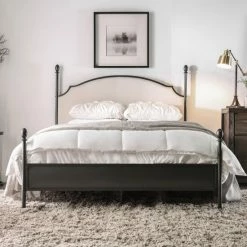Best reviews of ✔️ The Gray Barn Epona Contemporary Arched 4-post Bed ❤️