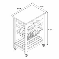 New 👏 The Gray Barn Natural And Granite Top Island Cart 🎉 -The Gray Barn Shop unnamed file 4147