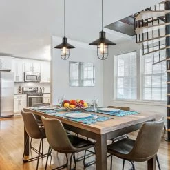 Budget 🛒 The Gray Barn Modern Farmhouse1-Light Metal Cage Pendant Lights For Kitchen Island 🎉 -The Gray Barn Shop unnamed file 4173