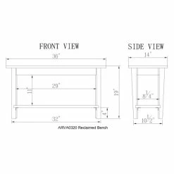 New 🛒 The Gray Barn Rosings Reclaimed Wood Bench ⭐ -The Gray Barn Shop unnamed file 4227