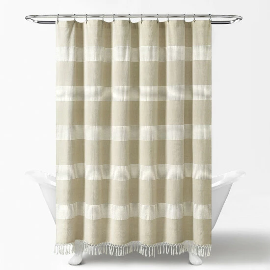 Wholesale π The Gray Barn Done Roamin Stripe Yarn Dyed Cotton Knotted Tassel Shower Curtain Navy βοΈ 10 Wholesale π The Gray Barn Done Roamin Stripe Yarn Dyed Cotton Knotted Tassel Shower Curtain Navy βοΈ - Image 8