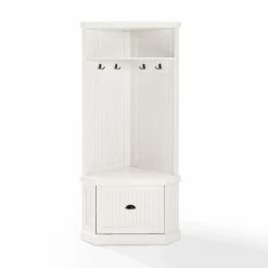 Best Pirce 💯 The Gray Barn Grey Stones Distressed White Corner Hall Tree - 33.5 "W X 20 "D X 70 "H - 33.5 "W X 20 "D X 70 "H 💯 -The Gray Barn Shop unnamed file 4277