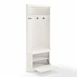 Best Pirce 💯 The Gray Barn Grey Stones Distressed White Corner Hall Tree - 33.5 "W X 20 "D X 70 "H - 33.5 "W X 20 "D X 70 "H 💯 -The Gray Barn Shop unnamed file 4279