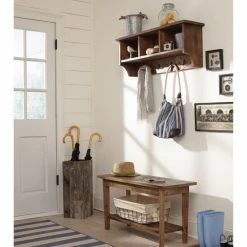 Best Sale 🎉 The Gray Barn Rosings Storage 🧥 Coat Hook With Bench Set 🎁