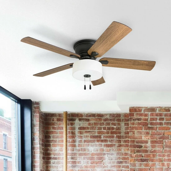 Hot Sale βοΈ The Gray Barn Rousham 52-inch Coastal Indoor LED Ceiling Fan With Pull Chains 5 Reversible Blades - 52 π 4 Hot Sale βοΈ The Gray Barn Rousham 52-inch Coastal Indoor LED Ceiling Fan With Pull Chains 5 Reversible Blades - 52 π - Image 2