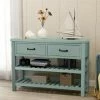 Flash Sale ❤️ The Gray Barn Wayside Retro Console Entryway Table With Drawers And Shelves Antique Blue 🎉 -The Gray Barn Shop unnamed file 4416