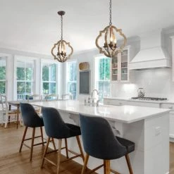 Budget 😍 The Gray Barn Farmhouse 3-Light Wood Lantern Chandelier For Dining Room Dark Brown 😍 -The Gray Barn Shop unnamed file 4434