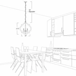 Budget 😍 The Gray Barn Farmhouse 3-Light Wood Lantern Chandelier For Dining Room Dark Brown 😍 -The Gray Barn Shop unnamed file 4436