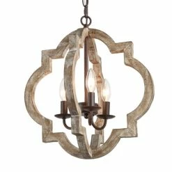Budget 😍 The Gray Barn Farmhouse 3-Light Wood Lantern Chandelier For Dining Room Dark Brown 😍 -The Gray Barn Shop unnamed file 4437