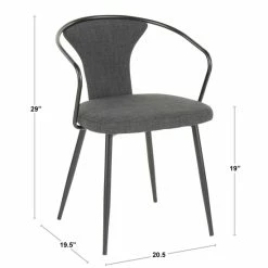 Best Pirce 🔥 The Gray Barn Bountiful Industrial Upholstered Chair - N/A 😉 -The Gray Barn Shop unnamed file 4455