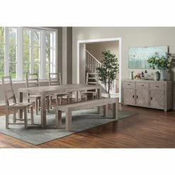 Best Pirce 🧨 The Gray Barn Aubree Reclaimed Wood Weathered Gray Dining Bench 🔔 -The Gray Barn Shop unnamed file 4466