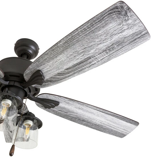 Best Pirce π― The Gray Barn Wentworth 52-inch Coastal Indoor LED Ceiling Fan With Remote Control 5 Reversible Blades - 52 π 8 Best Pirce π― The Gray Barn Wentworth 52-inch Coastal Indoor LED Ceiling Fan With Remote Control 5 Reversible Blades - 52 π - Image 6