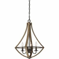 Budget 😉 The Gray Barn Bright Mooring Rustic Black Dinette Chandelier 🎉