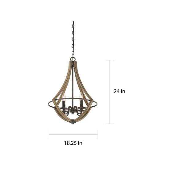 Budget π The Gray Barn Bright Mooring Rustic Black Dinette Chandelier π 8 Budget π The Gray Barn Bright Mooring Rustic Black Dinette Chandelier π - Image 6