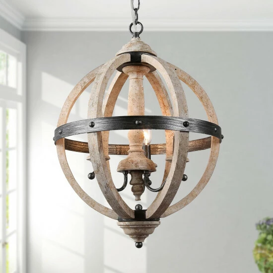 Hot Sale ⌛ The Gray Barn Farmhouse Distressed Wood 3-light Kitchen Island Chandelier - W15.7"xH21.5" ✔️ 3 Hot Sale ⌛ The Gray Barn Farmhouse Distressed Wood 3-light Kitchen Island Chandelier - W15.7"xH21.5" ✔️