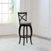Coupon 💯 The Gray Barn Hillsdale Furniture Ellendale Wood Swivel Stool, Black Black And Fog ⌛ -The Gray Barn Shop unnamed file 4543