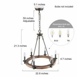 Coupon π The Gray Barn Modern Industrial 6-Light Wagon Wheel Wood Chandelier For Dining Room π 17 Coupon π The Gray Barn Modern Industrial 6-Light Wagon Wheel Wood Chandelier For Dining Room π -The Gray Barn Shop unnamed file 4558