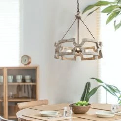 New 😀 The Gray Barn Farmhouse 3-Light Drum Chandelier For Kitchen Island - W19.5" X H21" 🌟 -The Gray Barn Shop unnamed file 4561