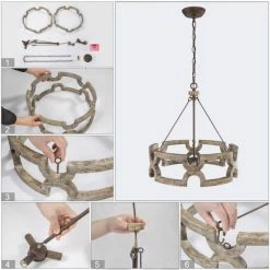 New 😀 The Gray Barn Farmhouse 3-Light Drum Chandelier For Kitchen Island - W19.5" X H21" 🌟 -The Gray Barn Shop unnamed file 4565