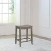 Promo 🔔 The Gray Barn Chatterly Wood Backless Counter Height Stool, Aged Gray - 24H X 18W X 12D 😉 -The Gray Barn Shop unnamed file 4573