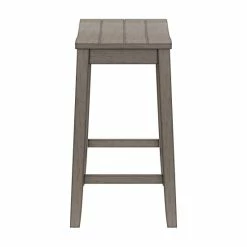 Promo 🔔 The Gray Barn Chatterly Wood Backless Counter Height Stool, Aged Gray - 24H X 18W X 12D 😉 -The Gray Barn Shop unnamed file 4577
