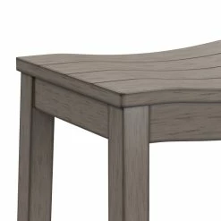Promo 🔔 The Gray Barn Chatterly Wood Backless Counter Height Stool, Aged Gray - 24H X 18W X 12D 😉 -The Gray Barn Shop unnamed file 4579