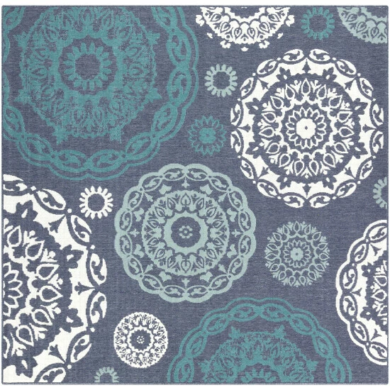 Best Pirce π₯° The Gray Barn Broken Brook Transitional Indoor/Outdoor Area Rug - 7'3" Square π 4 Best Pirce π₯° The Gray Barn Broken Brook Transitional Indoor/Outdoor Area Rug - 7'3" Square π - Image 2