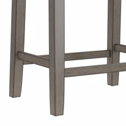 Promo 🔔 The Gray Barn Chatterly Wood Backless Counter Height Stool, Aged Gray - 24H X 18W X 12D 😉 -The Gray Barn Shop unnamed file 4580