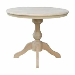 Outlet ⭐ The Gray Barn Fairy Glen 36-in. Round Pedestal Table W/ 12-in. Leaf White 👍 -The Gray Barn Shop unnamed file 4588